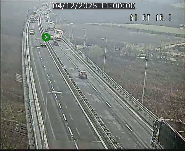 <h2>Traffic live webcam Luxembourg Niederanven - A1 direction Allemagne - BK 16.1</h2>