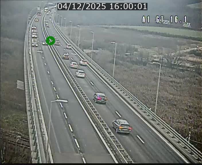 <h2>Traffic live webcam Luxembourg Niederanven - A1 direction Allemagne - BK 16.1</h2>