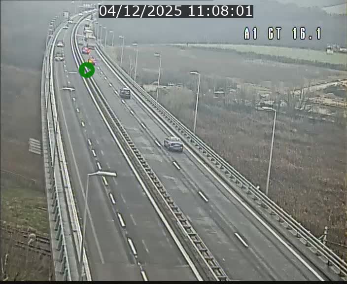 <h2>Traffic live webcam Luxembourg Niederanven - A1 direction Allemagne - BK 16.1</h2>