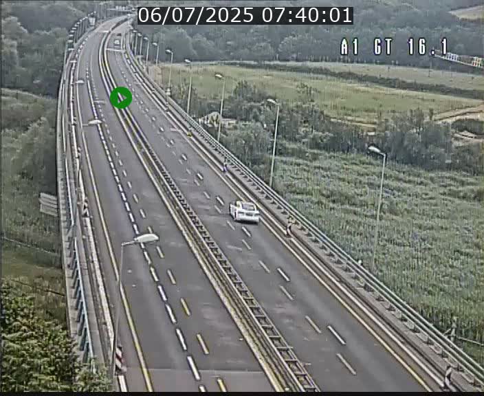 Traffic live webcam Luxembourg Niederanven - A1 direction Allemagne - BK 16.1