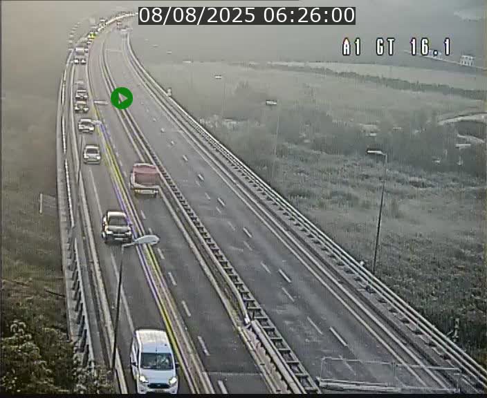 <h2>Traffic live webcam Luxembourg Niederanven - A1 direction Allemagne - BK 16.1</h2>