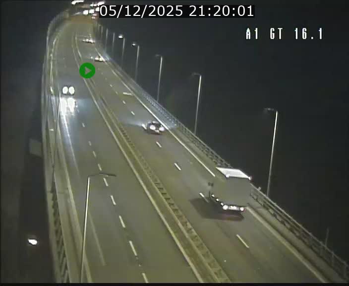 <h2>Traffic live webcam Luxembourg Niederanven - A1 direction Allemagne - BK 16.1</h2>