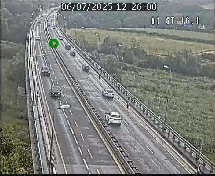 Traffic live webcam Luxembourg Niederanven - A1 direction Allemagne - BK 16.1