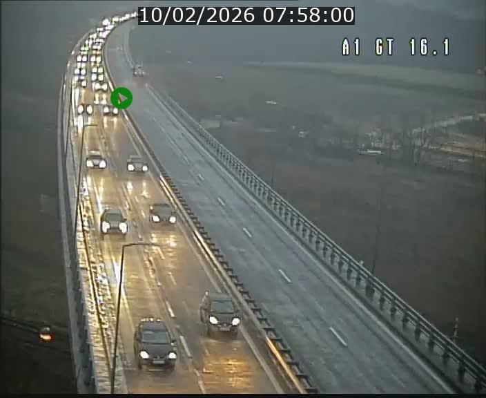 <h2>Traffic live webcam Luxembourg Niederanven - A1 direction Allemagne - BK 16.1</h2>