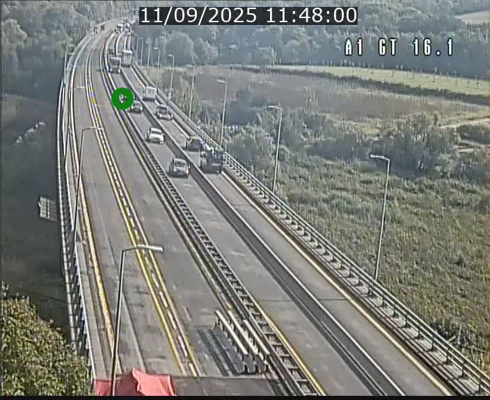 <h2>Traffic live webcam Luxembourg Niederanven - A1 direction Allemagne - BK 16.1</h2>