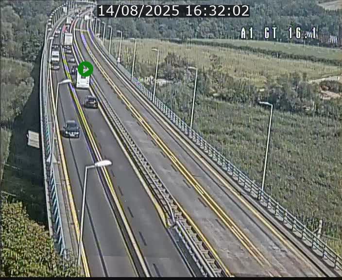 <h2>Traffic live webcam Luxembourg Niederanven - A1 direction Allemagne - BK 16.1</h2>