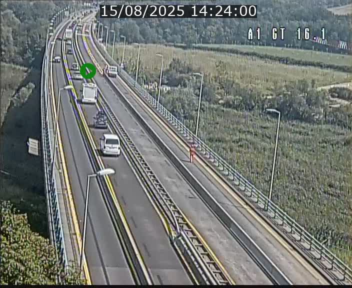 <h2>Traffic live webcam Luxembourg Niederanven - A1 direction Allemagne - BK 16.1</h2>