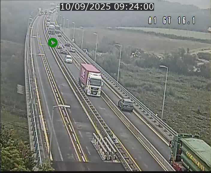 <h2>Traffic live webcam Luxembourg Niederanven - A1 direction Allemagne - BK 16.1</h2>