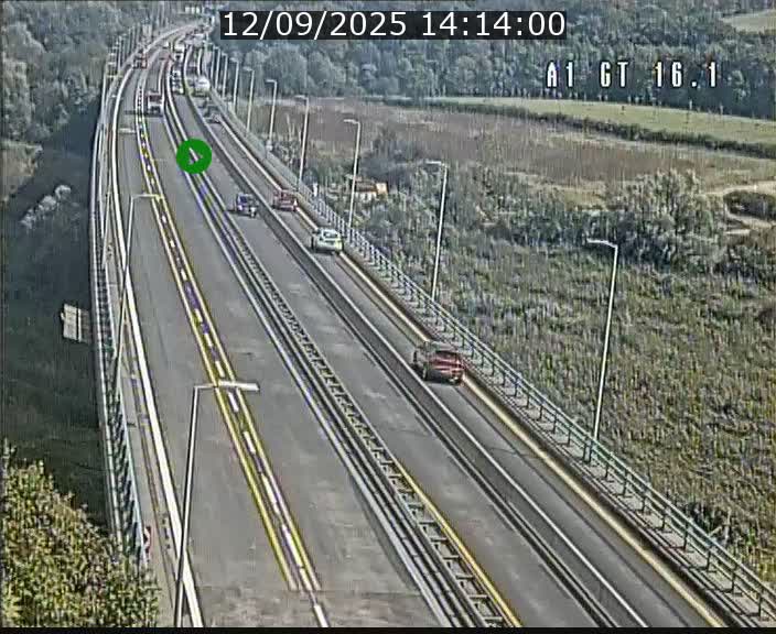 <h2>Traffic live webcam Luxembourg Niederanven - A1 direction Allemagne - BK 16.1</h2>