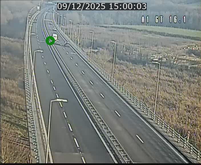 <h2>Traffic live webcam Luxembourg Niederanven - A1 direction Allemagne - BK 16.1</h2>