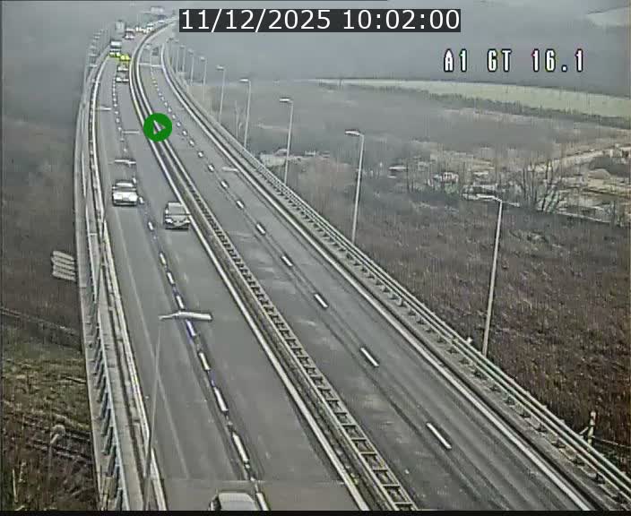 <h2>Traffic live webcam Luxembourg Niederanven - A1 direction Allemagne - BK 16.1</h2>