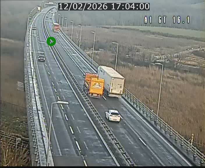 <h2>Traffic live webcam Luxembourg Niederanven - A1 direction Allemagne - BK 16.1</h2>