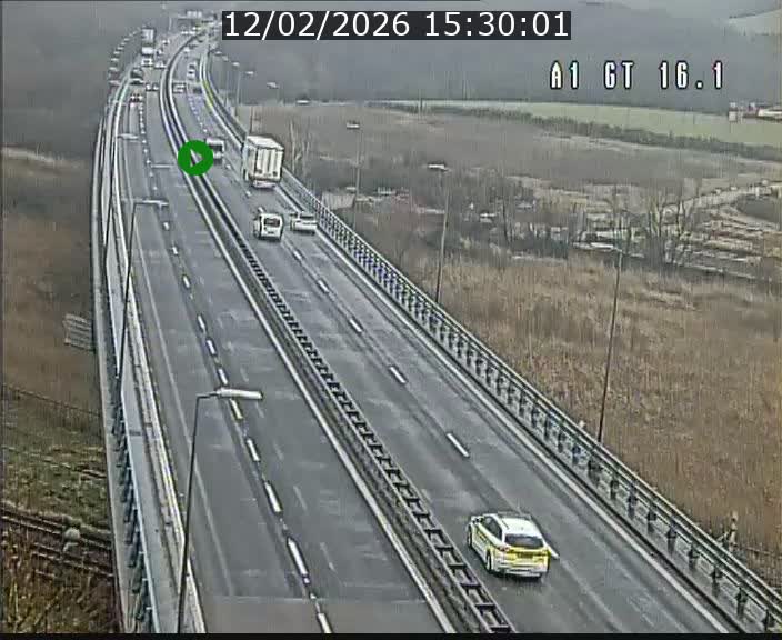 <h2>Traffic live webcam Luxembourg Niederanven - A1 direction Allemagne - BK 16.1</h2>