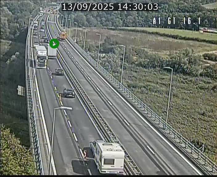 <h2>Traffic live webcam Luxembourg Niederanven - A1 direction Allemagne - BK 16.1</h2>