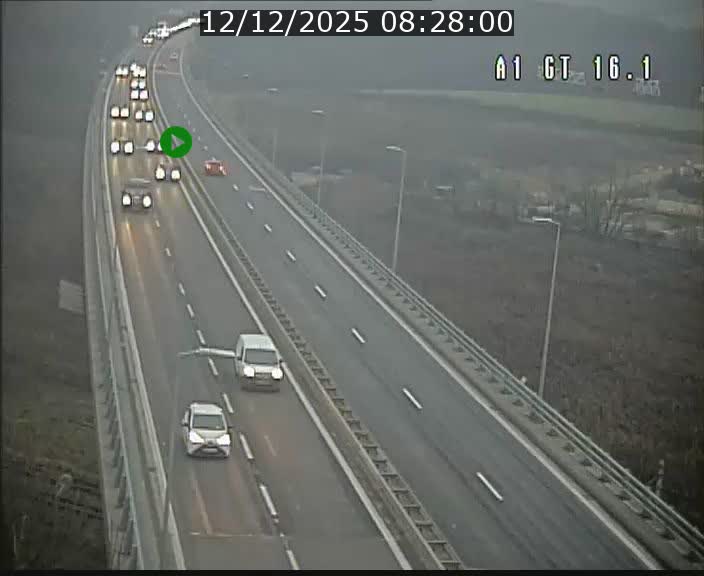 <h2>Traffic live webcam Luxembourg Niederanven - A1 direction Allemagne - BK 16.1</h2>