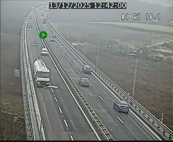<h2>Traffic live webcam Luxembourg Niederanven - A1 direction Allemagne - BK 16.1</h2>