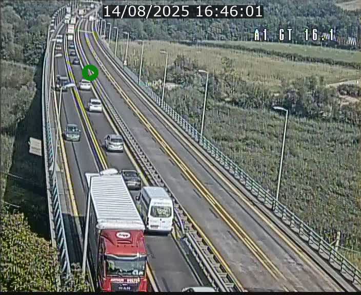 <h2>Traffic live webcam Luxembourg Niederanven - A1 direction Allemagne - BK 16.1</h2>