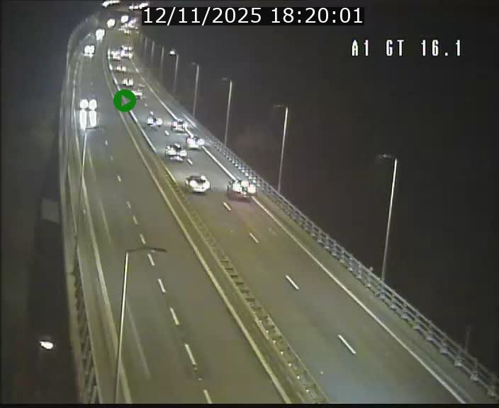 <h2>Traffic live webcam Luxembourg Niederanven - A1 direction Allemagne - BK 16.1</h2>