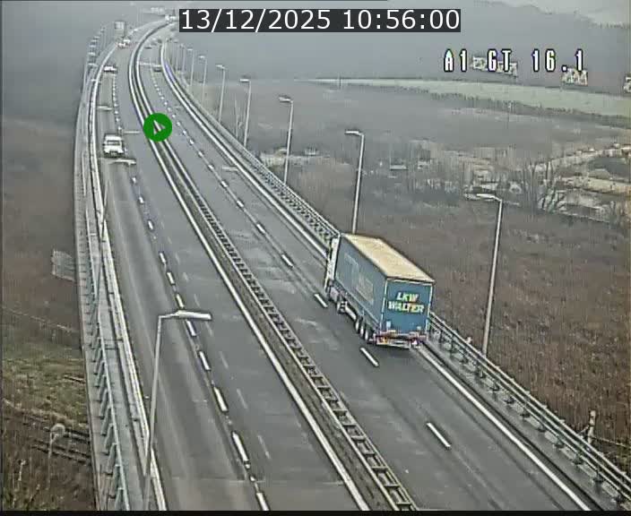 <h2>Traffic live webcam Luxembourg Niederanven - A1 direction Allemagne - BK 16.1</h2>