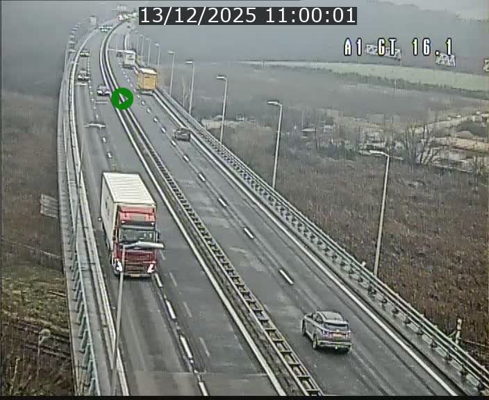 <h2>Traffic live webcam Luxembourg Niederanven - A1 direction Allemagne - BK 16.1</h2>