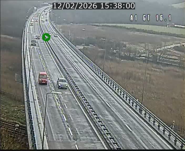 Traffic live webcam Luxembourg Niederanven - A1 direction Allemagne - BK 16.1