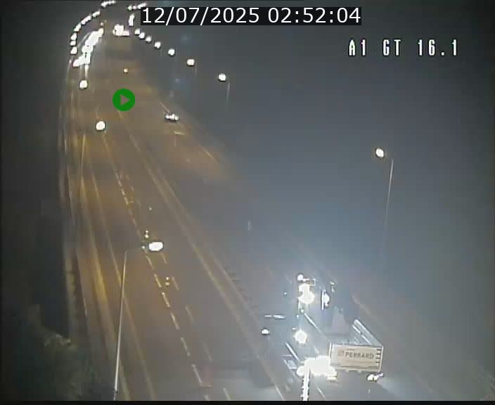 Traffic live webcam Luxembourg Niederanven - A1 direction Allemagne - BK 16.1