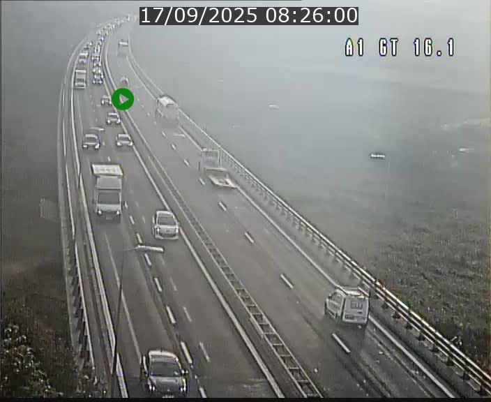<h2>Traffic live webcam Luxembourg Niederanven - A1 direction Allemagne - BK 16.1</h2>