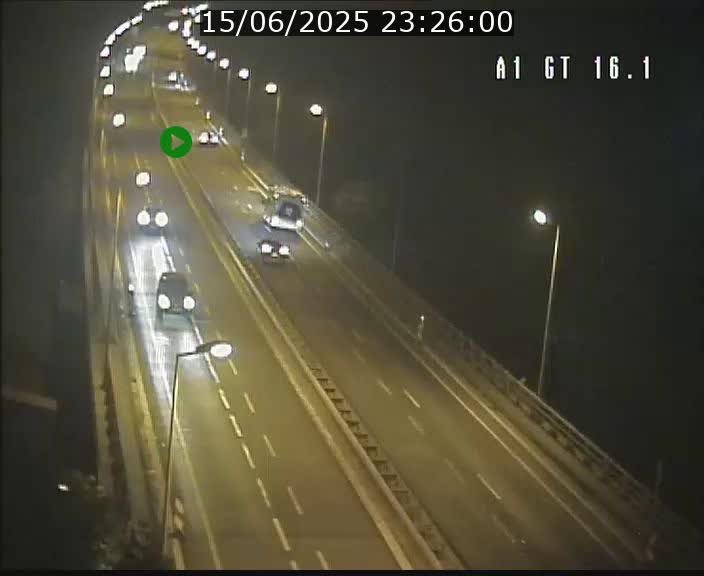Traffic live webcam Luxembourg Niederanven - A1 direction Allemagne - BK 16.1