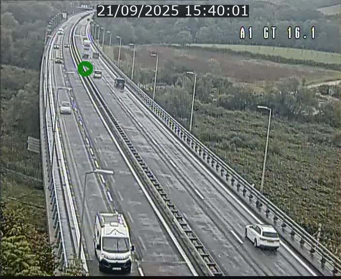 <h2>Traffic live webcam Luxembourg Niederanven - A1 direction Allemagne - BK 16.1</h2>
