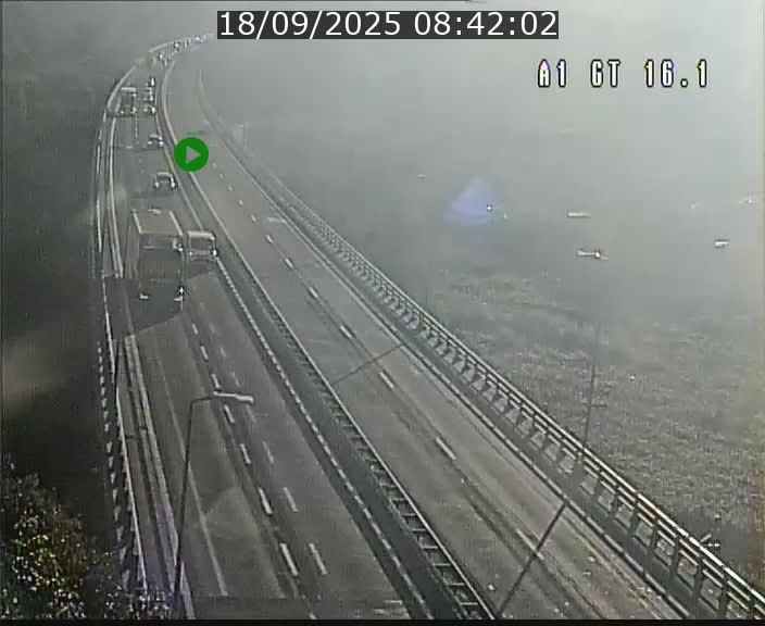 <h2>Traffic live webcam Luxembourg Niederanven - A1 direction Allemagne - BK 16.1</h2>