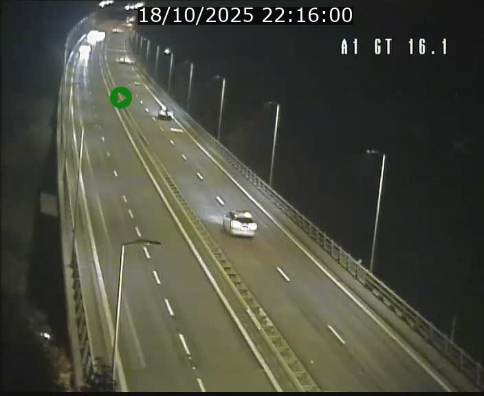 Traffic live webcam Luxembourg Niederanven - A1 direction Allemagne - BK 16.1