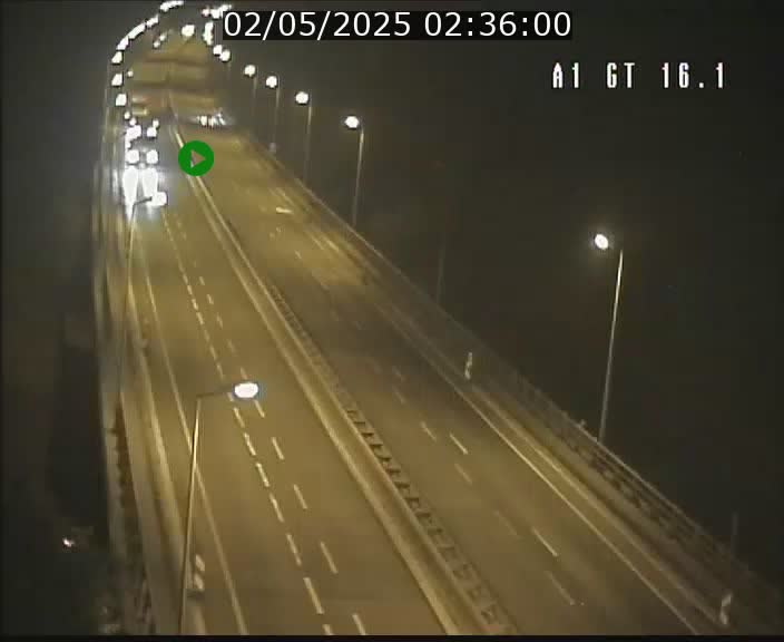Traffic live webcam Luxembourg Niederanven - A1 direction Allemagne - BK 16.1