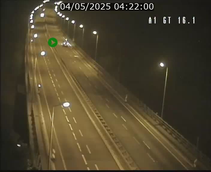 Traffic live webcam Luxembourg Niederanven - A1 direction Allemagne - BK 16.1