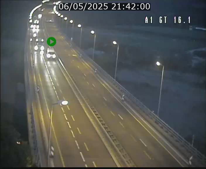 Traffic live webcam Luxembourg Niederanven - A1 direction Allemagne - BK 16.1