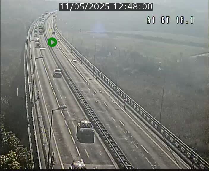 Traffic live webcam Luxembourg Niederanven - A1 direction Allemagne - BK 16.1