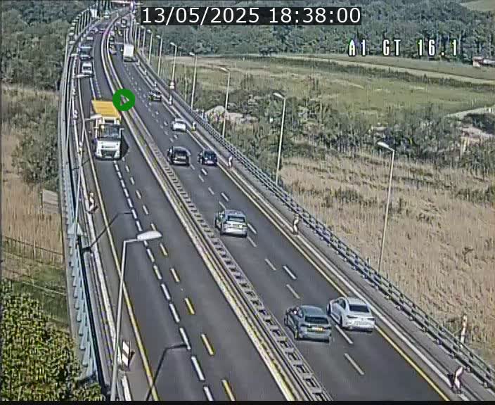 Traffic live webcam Luxembourg Niederanven - A1 direction Allemagne - BK 16.1