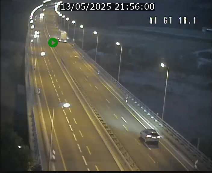 Traffic live webcam Luxembourg Niederanven - A1 direction Allemagne - BK 16.1