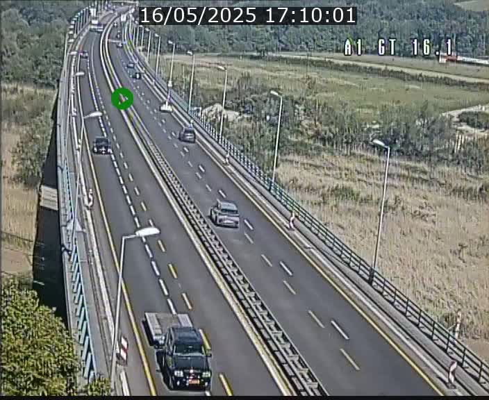 Traffic live webcam Luxembourg Niederanven - A1 direction Allemagne - BK 16.1