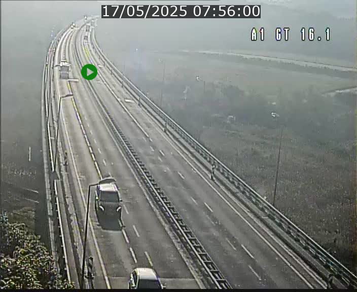 Traffic live webcam Luxembourg Niederanven - A1 direction Allemagne - BK 16.1