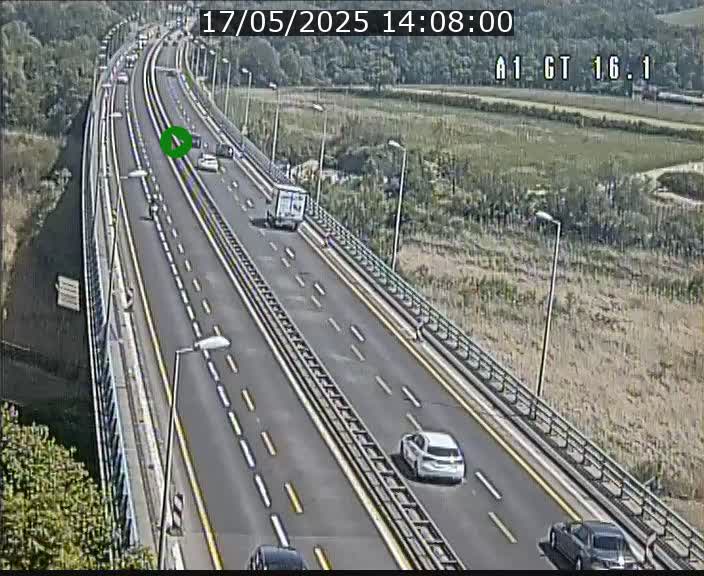 Traffic live webcam Luxembourg Niederanven - A1 direction Allemagne - BK 16.1