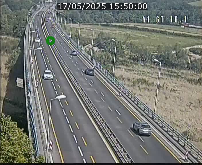 Traffic live webcam Luxembourg Niederanven - A1 direction Allemagne - BK 16.1