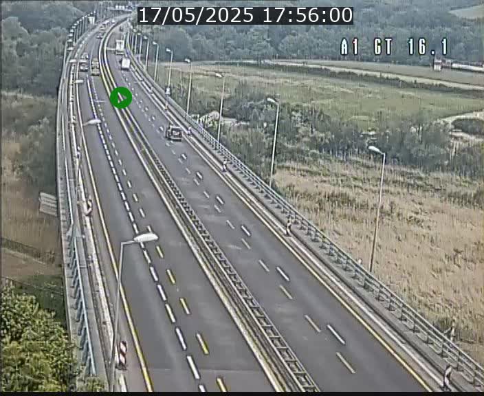 Traffic live webcam Luxembourg Niederanven - A1 direction Allemagne - BK 16.1
