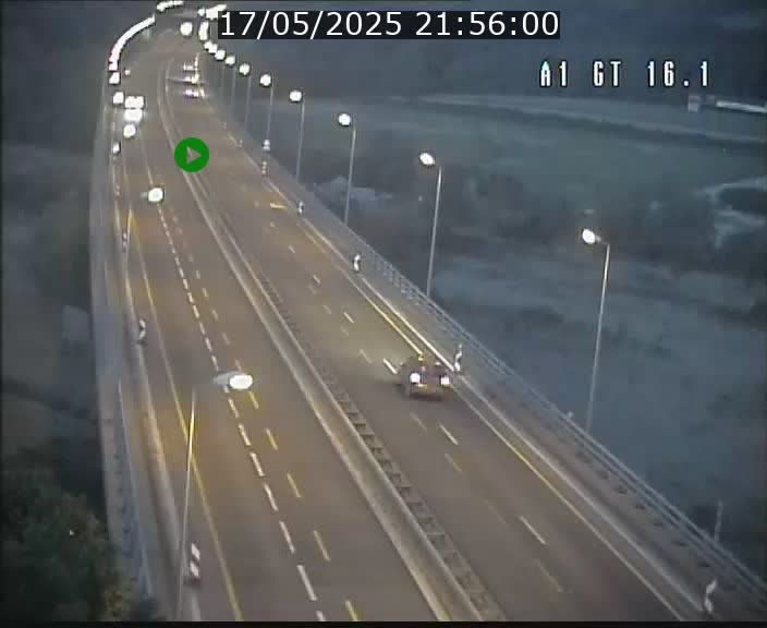 Traffic live webcam Luxembourg Niederanven - A1 direction Allemagne - BK 16.1