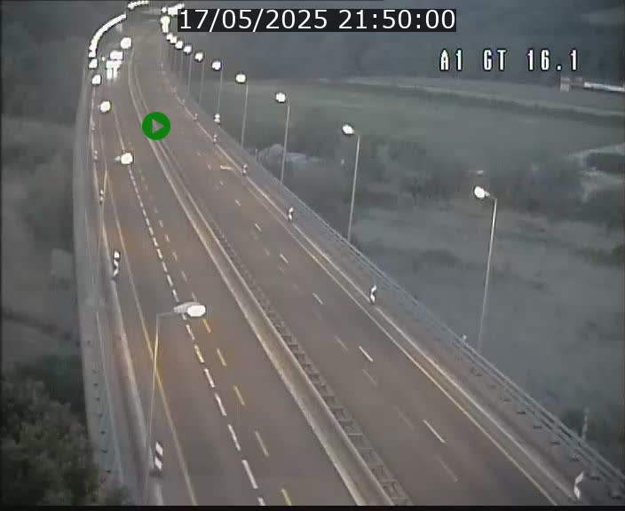 Traffic live webcam Luxembourg Niederanven - A1 direction Allemagne - BK 16.1