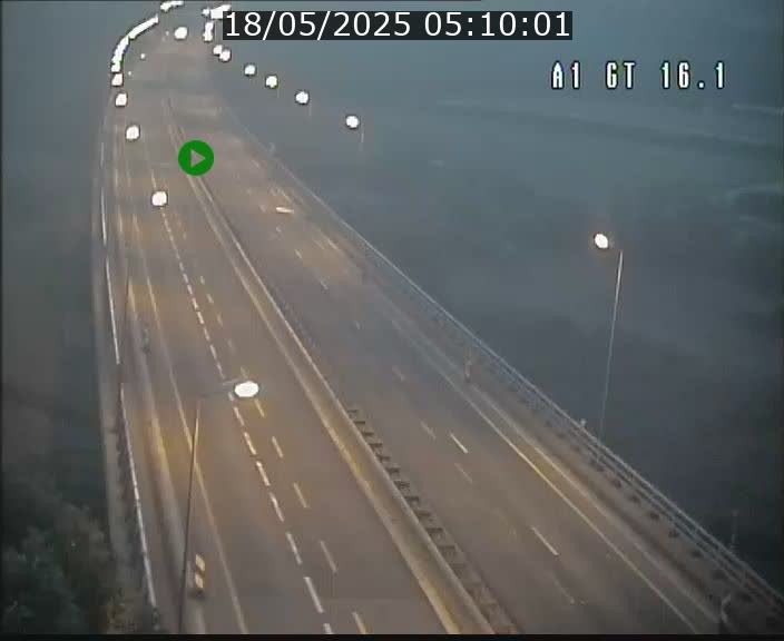 Traffic live webcam Luxembourg Niederanven - A1 direction Allemagne - BK 16.1