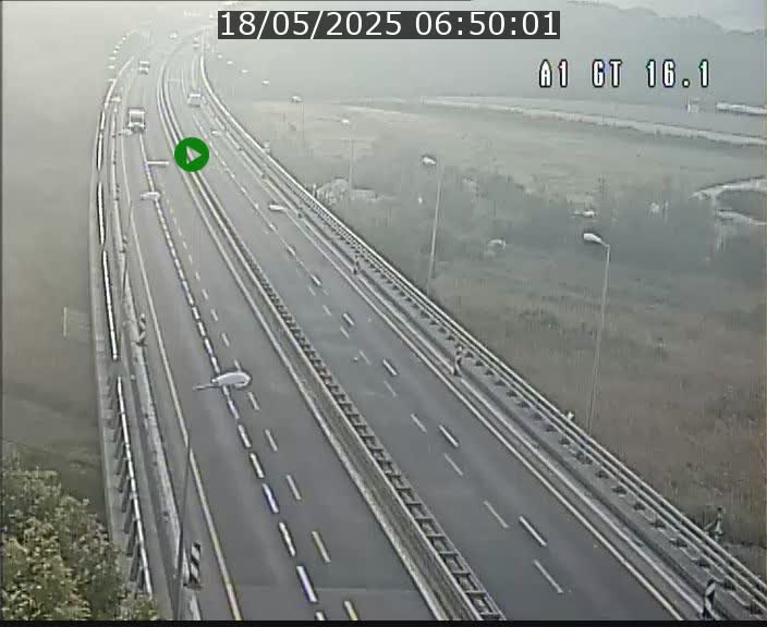 Traffic live webcam Luxembourg Niederanven - A1 direction Allemagne - BK 16.1