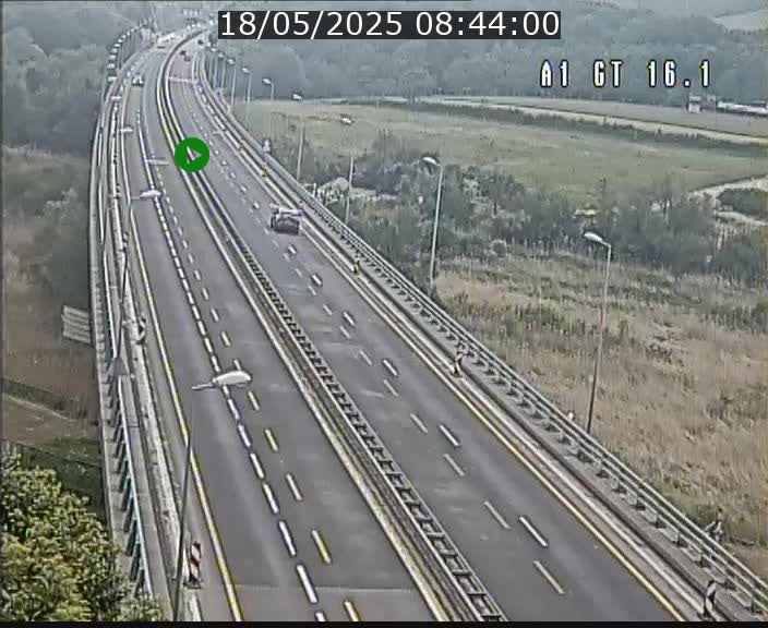 Traffic live webcam Luxembourg Niederanven - A1 direction Allemagne - BK 16.1