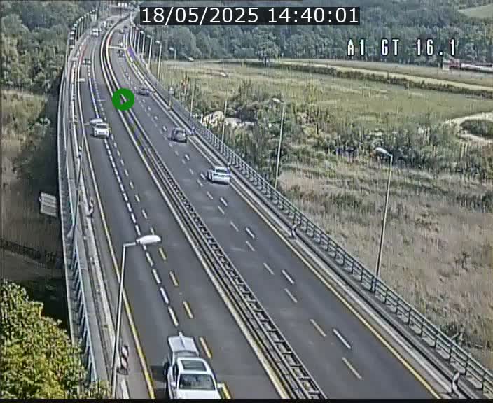 Traffic live webcam Luxembourg Niederanven - A1 direction Allemagne - BK 16.1