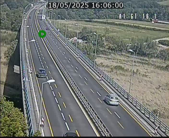 Traffic live webcam Luxembourg Niederanven - A1 direction Allemagne - BK 16.1