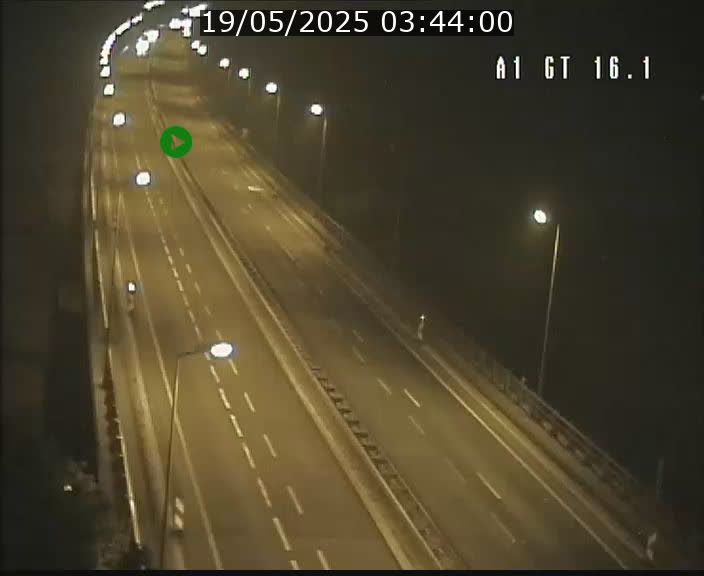 Traffic live webcam Luxembourg Niederanven - A1 direction Allemagne - BK 16.1